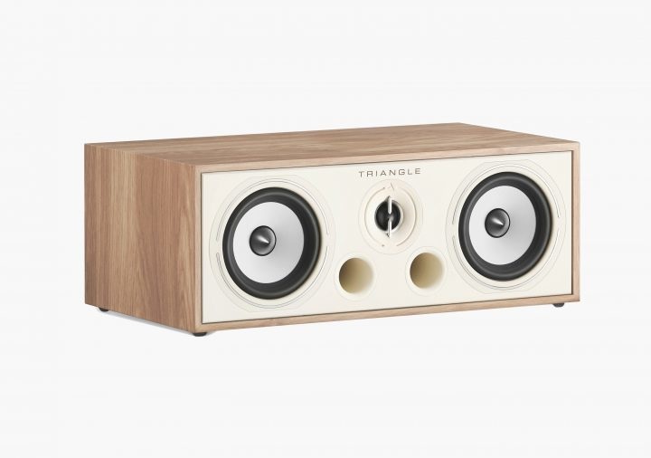 Triangle Borea BRC1 Altoparlante Centrale Home Cinema 2 Vie Bass Reflex Rovere Chiaro - Potenza Massima 100W, Sensibilità 90 dB/W/m