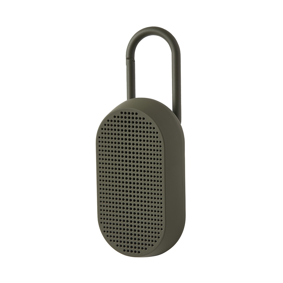 Lexon Mino T - Altoparlante Bluetooth® impermeabile IPX4 con moschettone, microfono vivavoce e telecomando selfie - Cachi