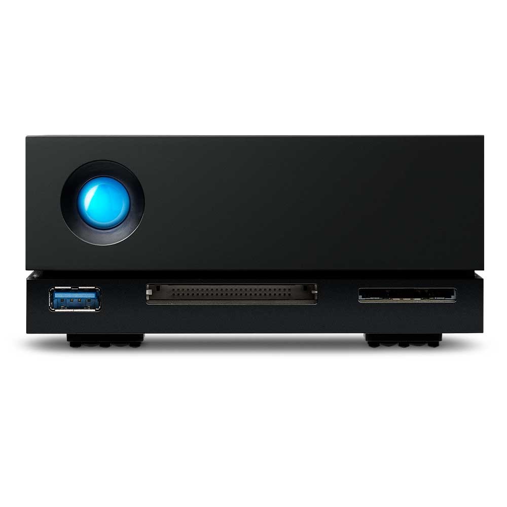 LaCie 1big Dock HDD Esterno 16 TB, 7200 RPM, Thunderbolt 3 e USB 3.2 Gen 1, Nero, con 5 anni di Data Rescue Service
