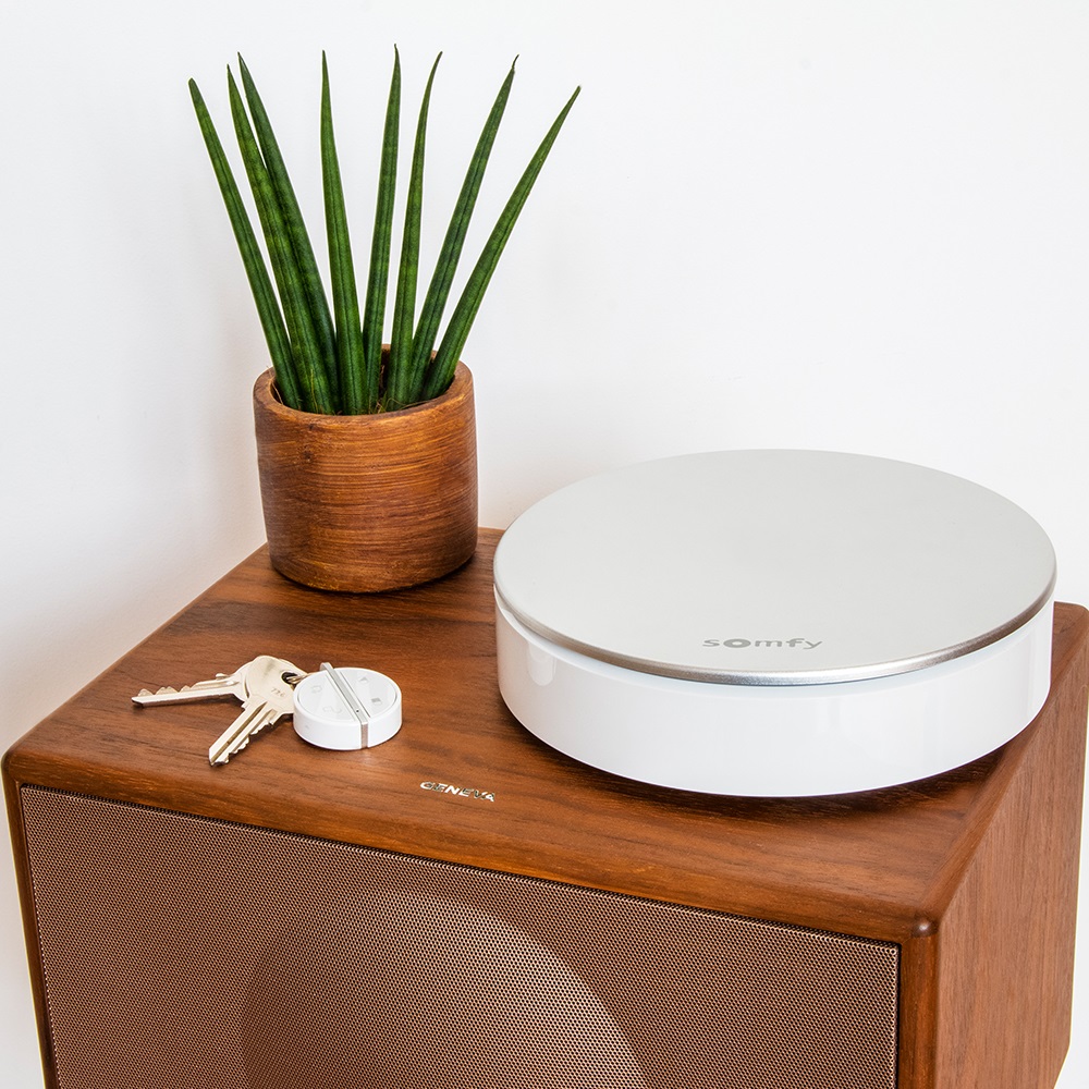 Somfy 2401494 - Sirena Interna Wireless Antifurto, 110 dB, Compatibile con Somfy Protect e Home Alarm, Bianco