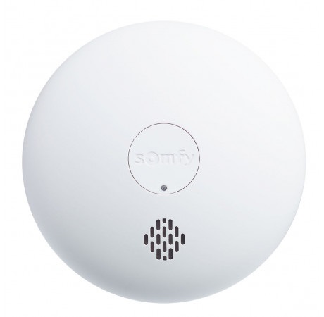 Somfy Protect Rilevatore di Fumo Ottico Interconnesso Wireless con Sirena da 85dB