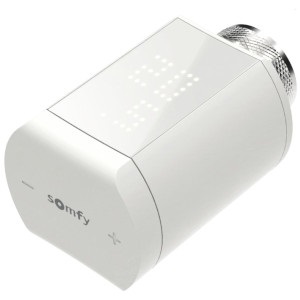Somfy 1870508 - Valvola Termostatica Collegata io per Radiatori ad Acqua Calda con Tahoma - Silenziosa e Controllo Individuale della Temperatura