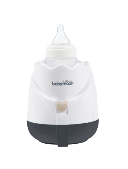 Babymoov Scaldabiberon Tulipano A002027 - Bianco/Grigio con Spegnimento Automatico e Allarme Visivo