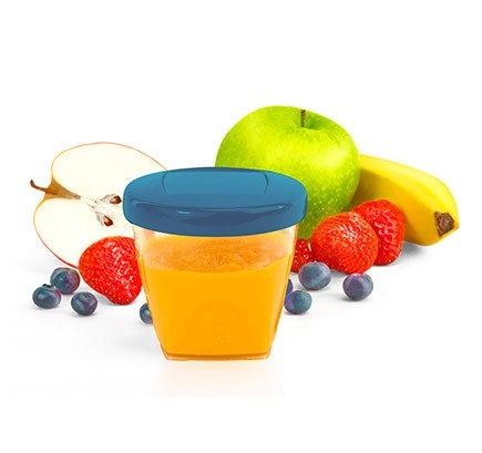Babymoov Babybols Set da Sei Contenitori Ermetici da 250 ml Multicolore - Ideali per Svezzamento e Conservazione Pappe