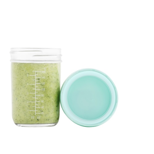 Babymoov Babybols Set 4 Vasetti Ermetici in Vetro 220 ml per Conservazione Pappe