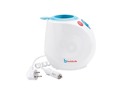Badabulle Scaldabiberon Easy Casa e Auto - Riscaldamento Rapido, Smart Pod per Biberon fino a 330 ml