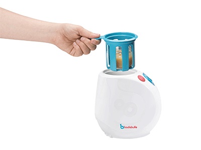 Badabulle Scaldabiberon Easy Casa e Auto - Riscaldamento Rapido, Smart Pod per Biberon fino a 330 ml
