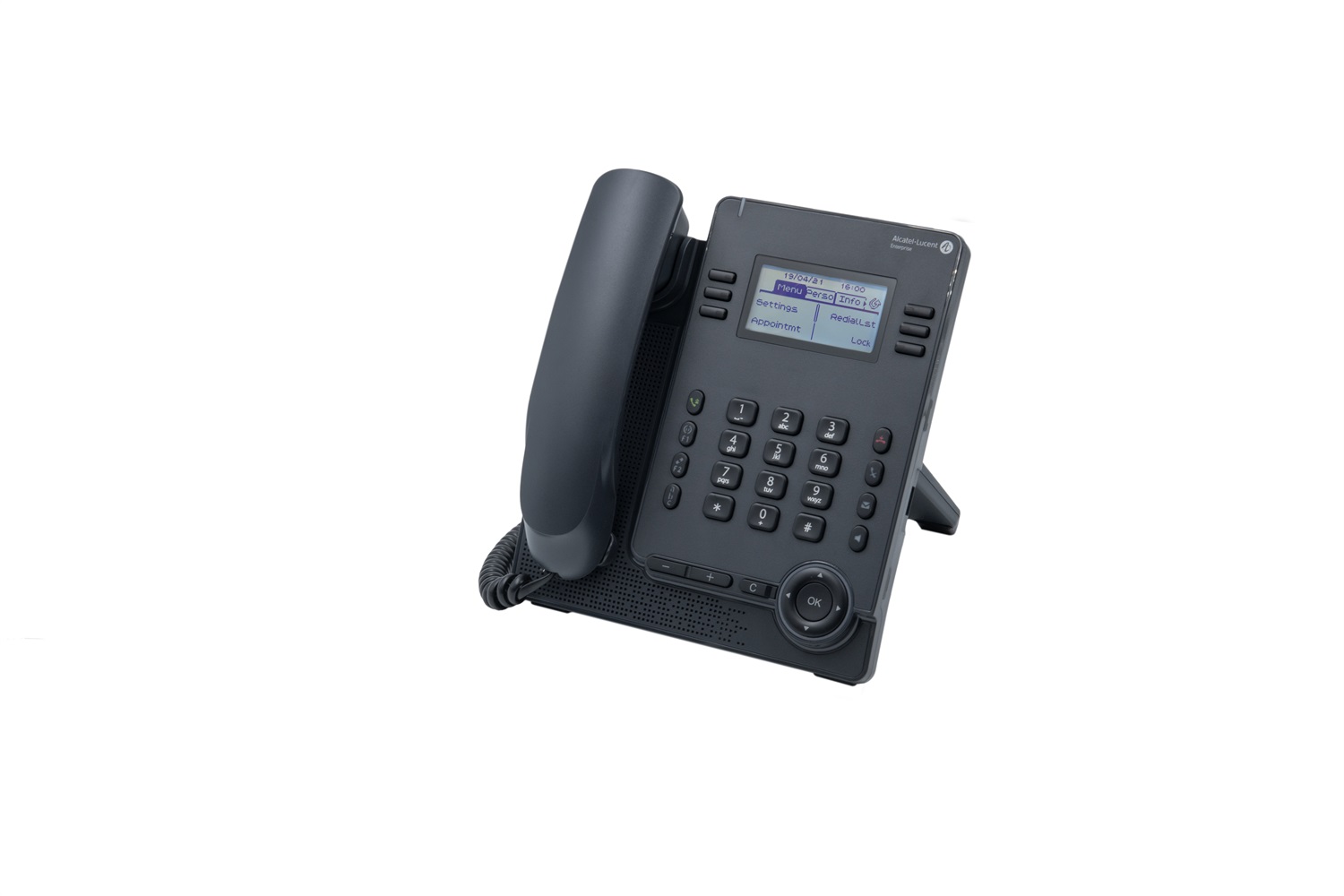 Alcatel ALE-20H Telefono IP Hybrid con LCD Grigio e Dual GE