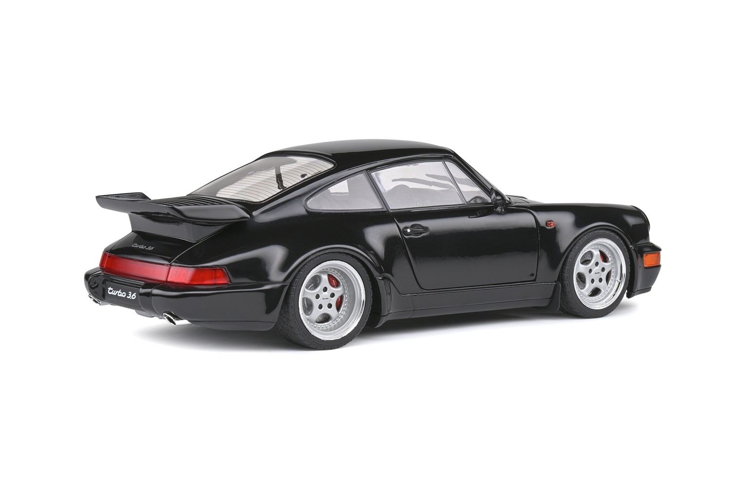 Porsche 964 Turbo Nero 1:18 - Auto in miniatura da collezione Die Cast