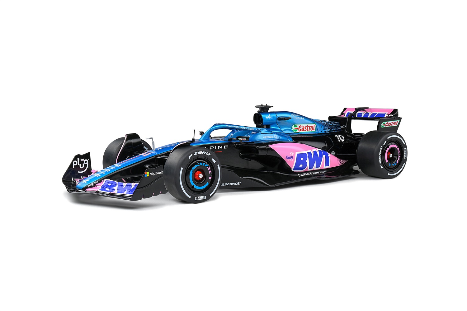 Solido Alpine A523 Presentation Version 2023 Blue Edition Modello Auto Sportiva 1:18 Die-cast
