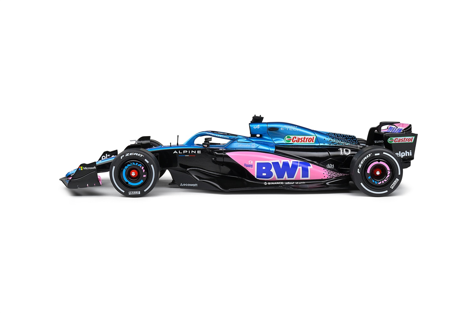 Solido Alpine A523 Presentation Version 2023 Blue Edition Modello Auto Sportiva 1:18 Die-cast