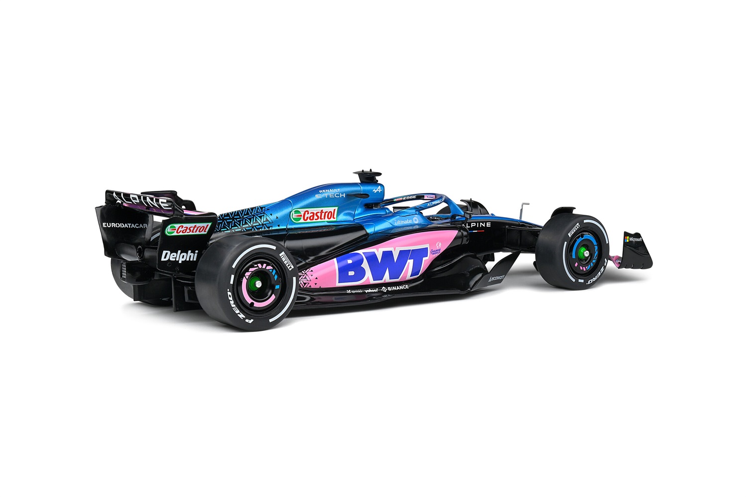 Solido Alpine A523 Presentation Version 2023 Blue Edition Modello Auto Sportiva 1:18 Die-cast
