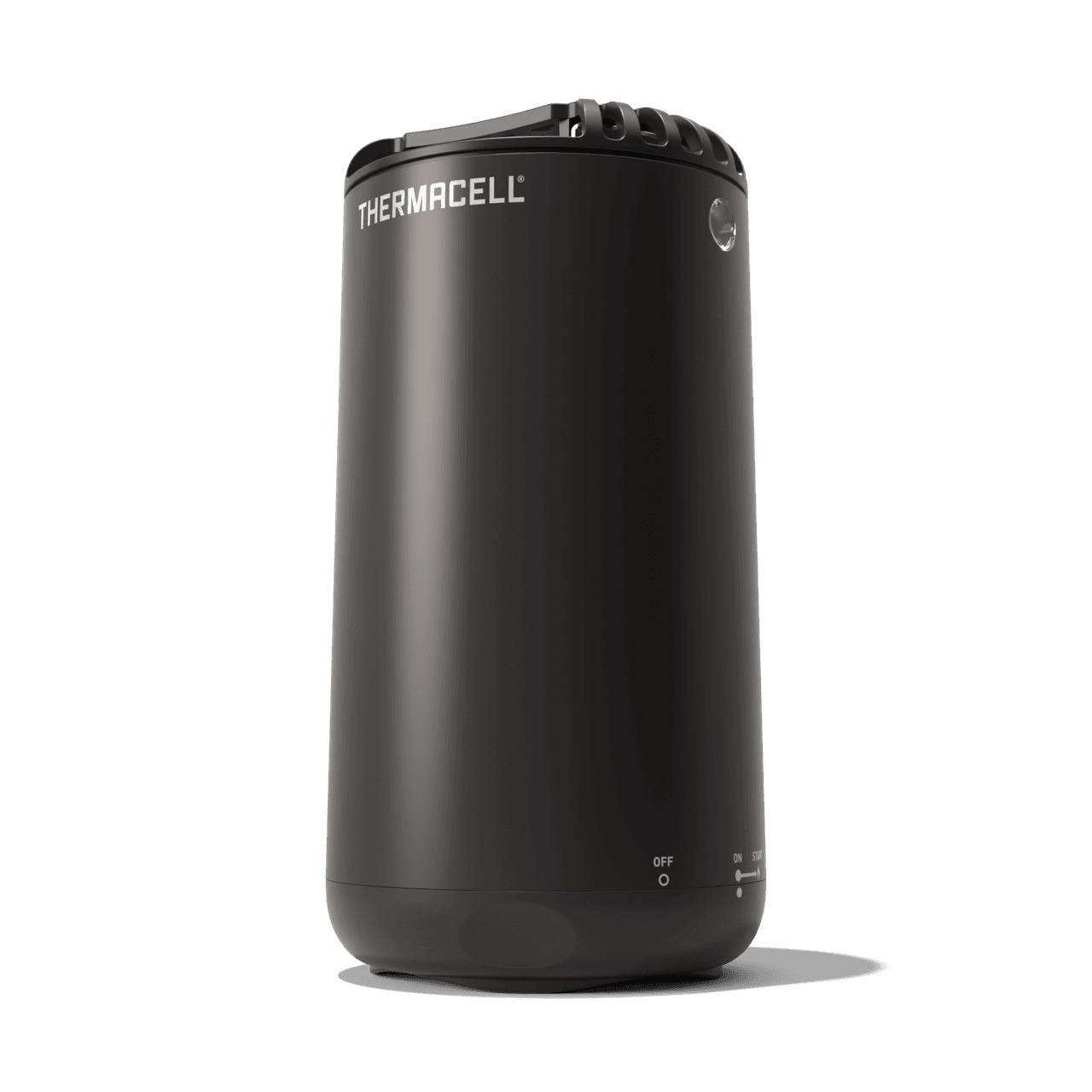 Thermacell Mini Halo Repellente Antizanzare per Esterno - Protezione Efficace fino a 21 m², Include 1 Cartuccia e 3 Piastrine, Inodore, Durata 12 Ore, Colore Grafite