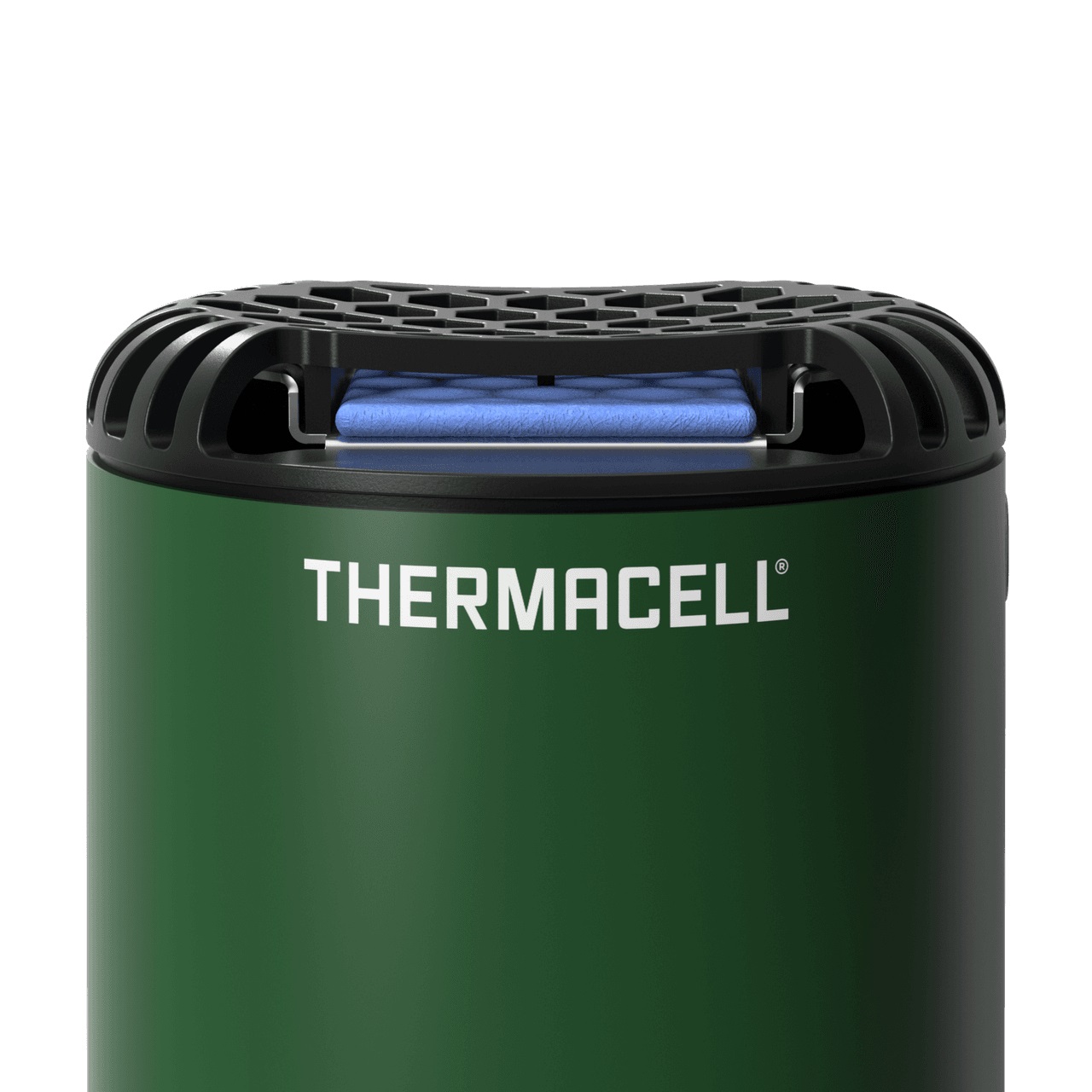 Thermacell Mini Halo Repellente per Insetti Esterno - Protezione Efficace 21 m², Inodore, Include 1 Cartuccia e 3 Piastrine, Verde Bosco