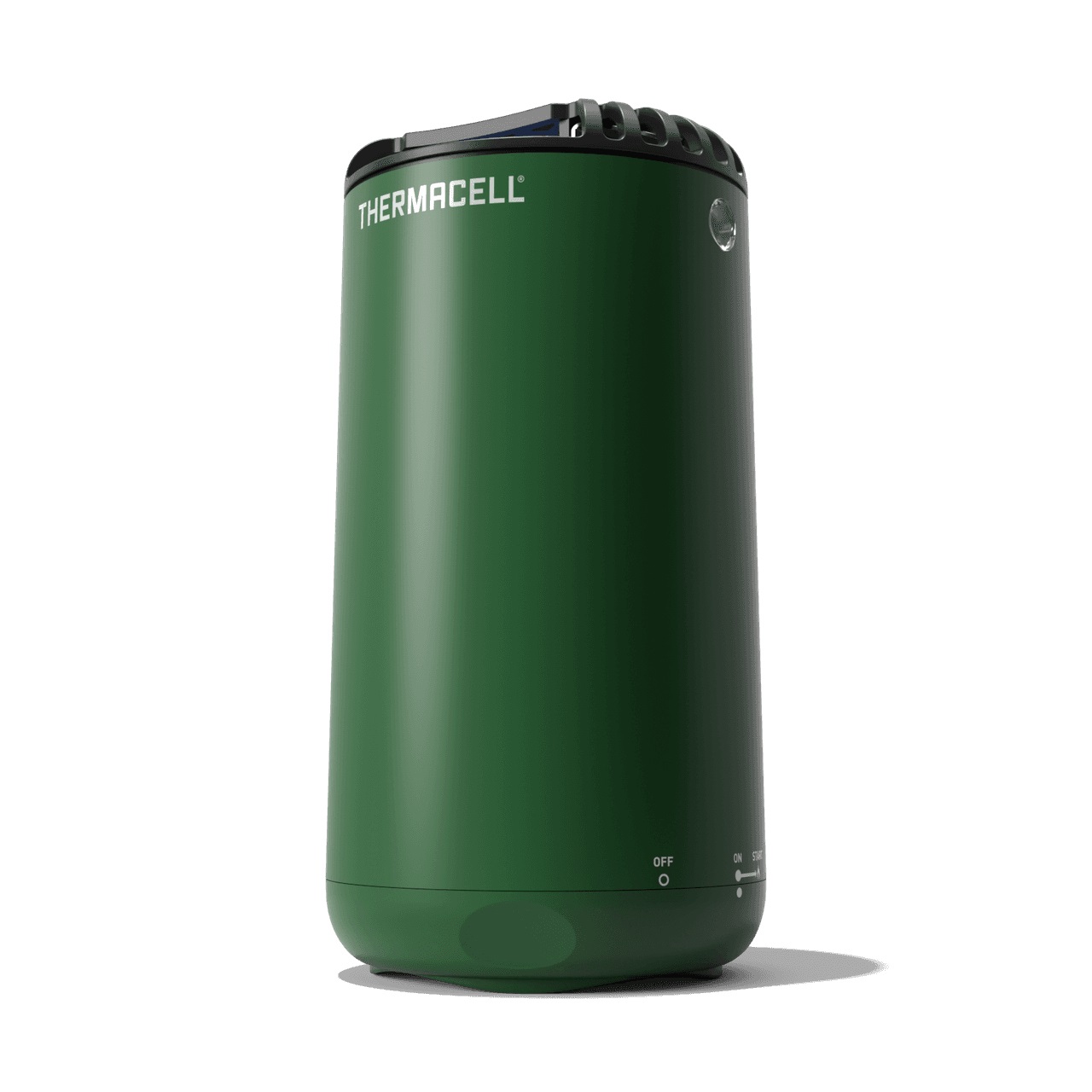 Thermacell Mini Halo Repellente per Insetti Esterno - Protezione Efficace 21 m², Inodore, Include 1 Cartuccia e 3 Piastrine, Verde Bosco