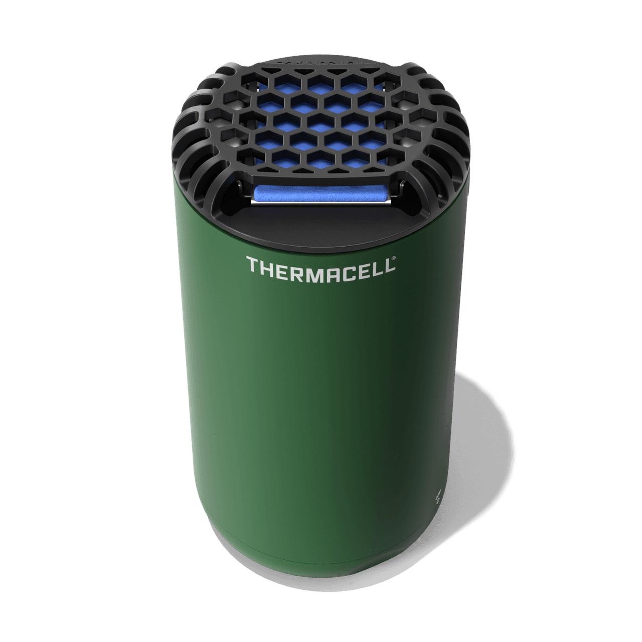 Thermacell Mini Halo Repellente per Insetti Esterno - Protezione Efficace 21 m², Inodore, Include 1 Cartuccia e 3 Piastrine, Verde Bosco