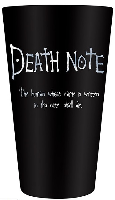 ABYstyle DEATH NOTE Ryuk Large Glass 400 ml - Vetro di alta qualità, non adatto per microonde e lavastoviglie