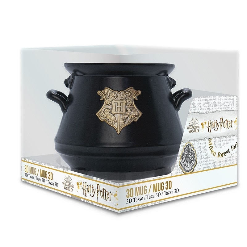 ABYstyle Harry Potter Tazza 3D con Motivo a Caldron, Capacità 400 ml, Ceramica, Non Adatta al Microonde e Lavastoviglie