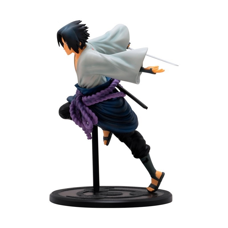 ABYstyle Naruto Shippuden Action Figure Sasuke 1:10 Scale in PVC - 17 cm, Confezione Regalo