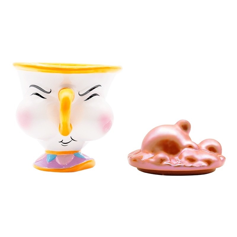 ABYSTYLE Tazza 3D La Bella e la Bestia - Capacità 350 ml, in dolomite con coperchio