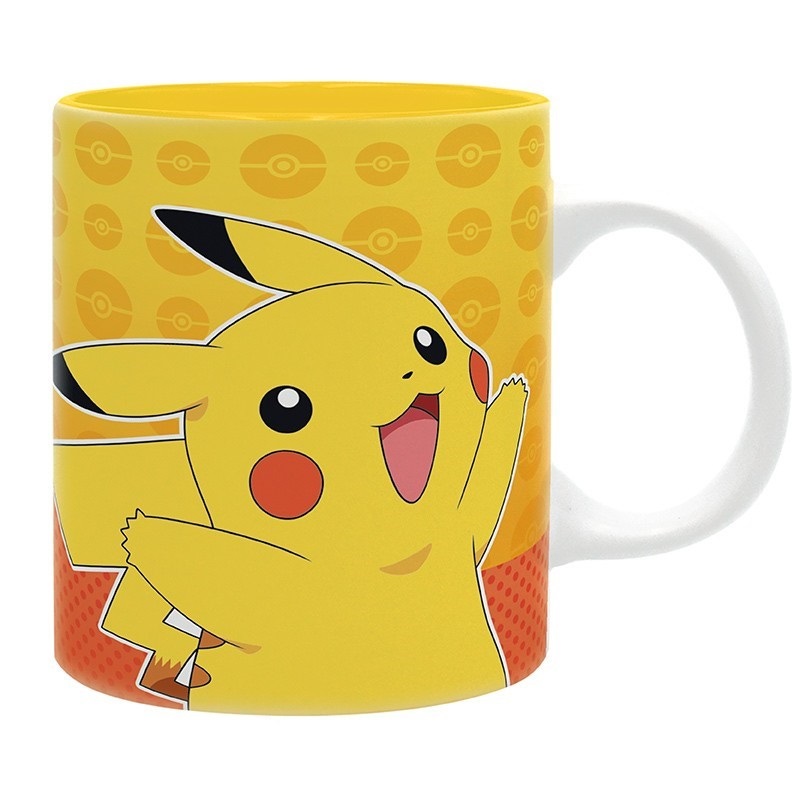 ABYstyle POKEMON - Tazza in ceramica da 320 ml, design cartone animato sottile, 100% ufficiale, adatta per microonde e lavastoviglie