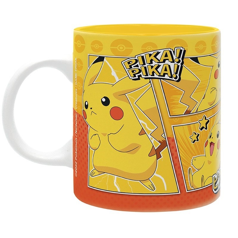 ABYstyle POKEMON - Tazza in ceramica da 320 ml, design cartone animato sottile, 100% ufficiale, adatta per microonde e lavastoviglie