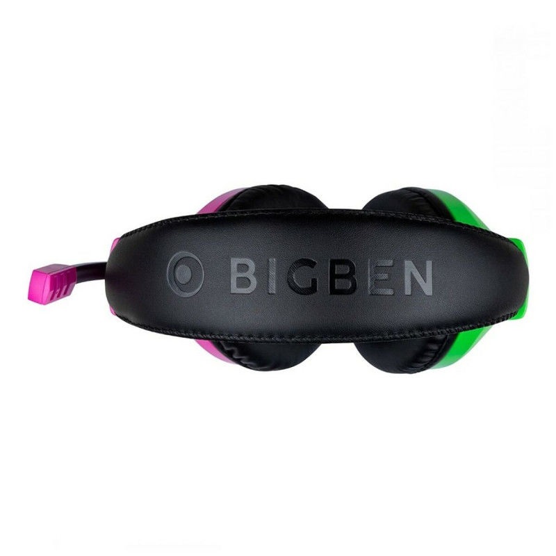 Bigben Interactive Cuffie Gaming Stereo Cablate Bicolore per Nintendo Switch - Blu/Rosso o Rosa/Verde