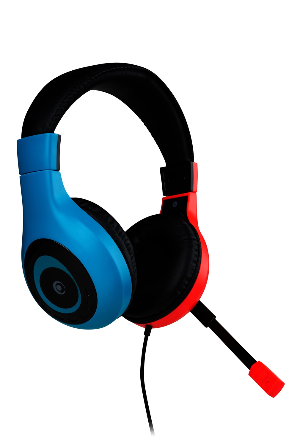 Bigben Connected SWITCHHEADSETV1R B Cuffie Gaming Stereo Cablato A Padiglione con Microfono per Nintendo Switch e Switch Lite - Rosso/Blu