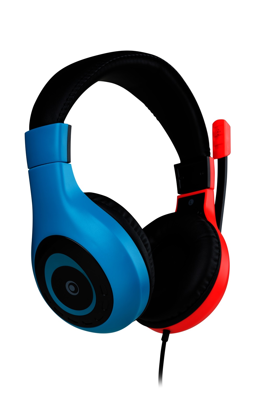 Bigben Connected SWITCHHEADSETV1R B Cuffie Gaming Stereo Cablato A Padiglione con Microfono per Nintendo Switch e Switch Lite - Rosso/Blu