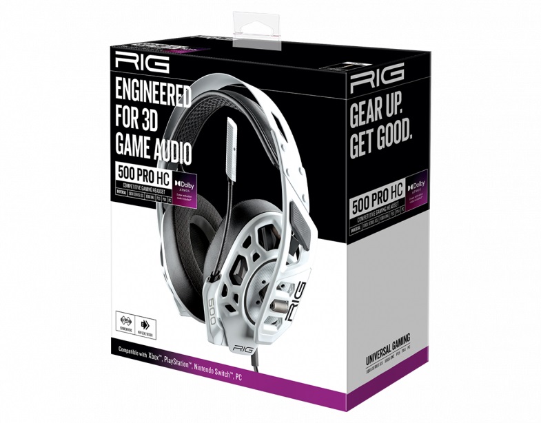 Nacon RIG 500 PRO HA Gen 2 - Cuffie Gaming Wired con Dolby Atmos, compatibili con PS5, PS4, Xbox e PC
