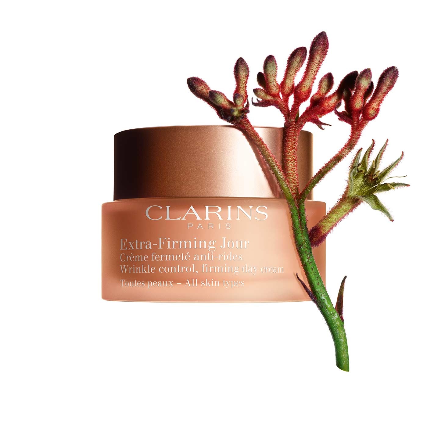 Clarins Extra-Firming Crema Giorno Antirughe 50ml - Rassodante per Tutti i Tipi di Pelle