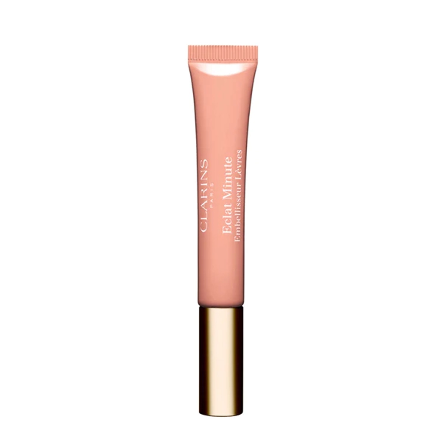 Clarins Eclat Minute Embellisseur Lèvres 02 Apricot Shimmer - Gloss Idratante e Nutriente per Labbra Brillanti