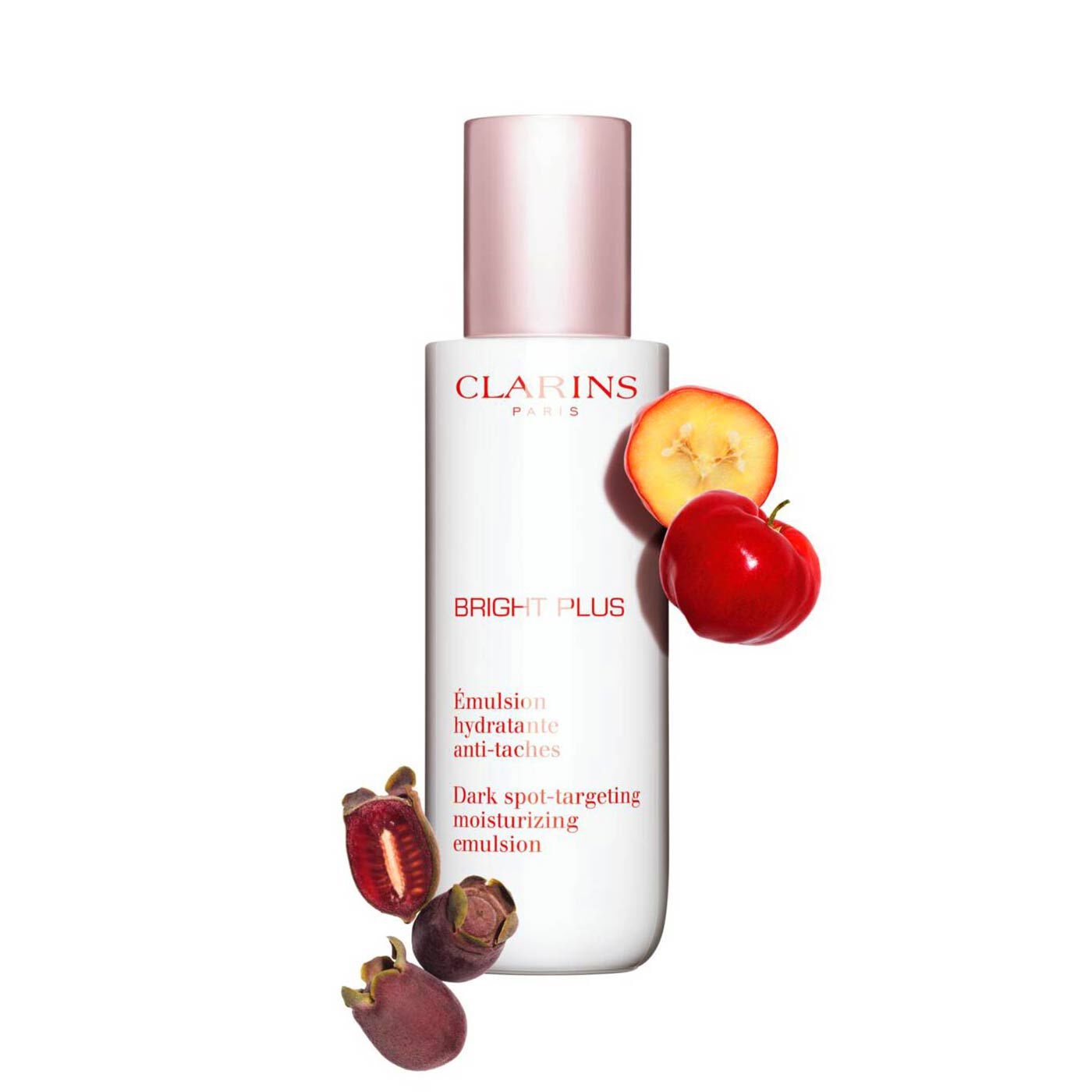 Clarins Bright Plus Emulsion 75ml - Emulsione Idratante Anti-Macchie per Viso, Adatta a Tutti i Tipi di Pelle