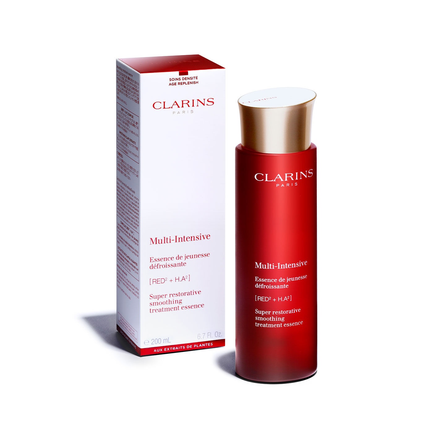 Clarins Multi-Intensive Lozione Viso Levigante Rimpolpante 50 200 ml - Idratazione Intensiva e Aspetto Giovane