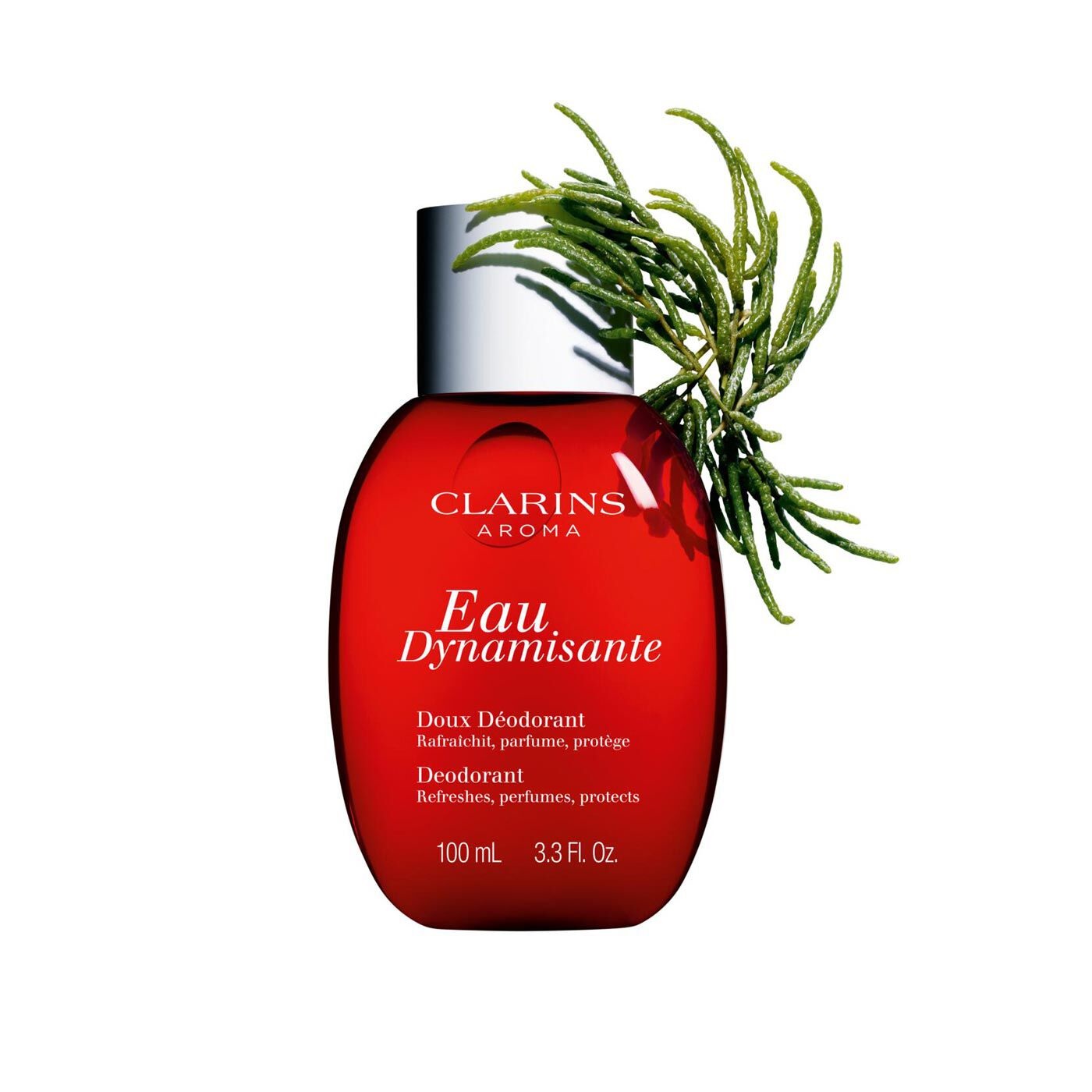 Clarins Eau Dynamisante Deodorante Spray 100 ml - Profumo Fresco e Rigenerante, Previene i Cattivi Odori