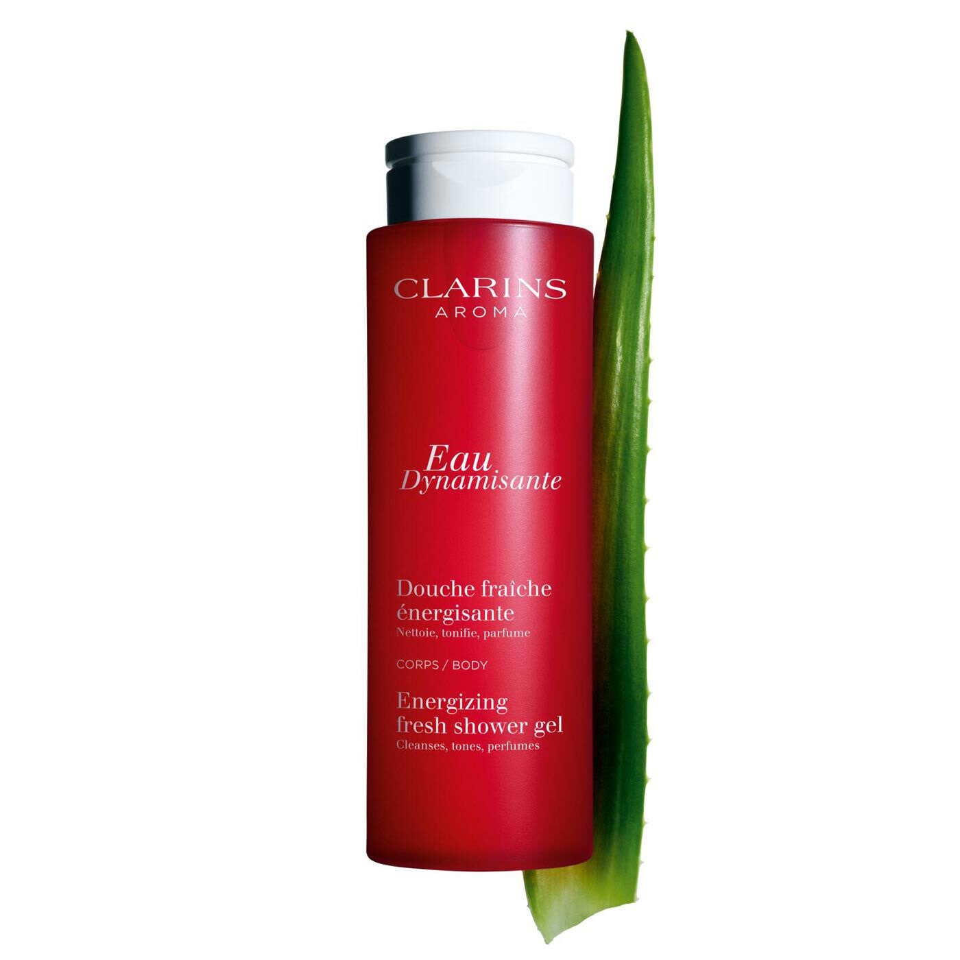 Clarins Eau Dynamisante Gel Doccia Energizzante 200 ml - Gel doccia con oli essenziali e aloe vera