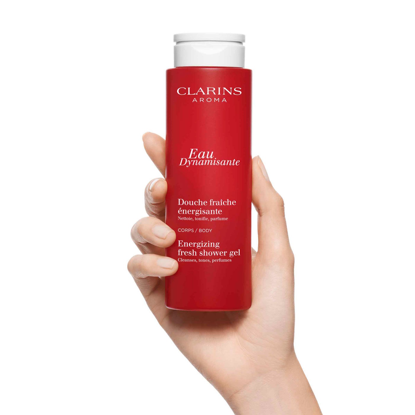 Clarins Eau Dynamisante Gel Doccia Energizzante 200 ml - Gel doccia con oli essenziali e aloe vera