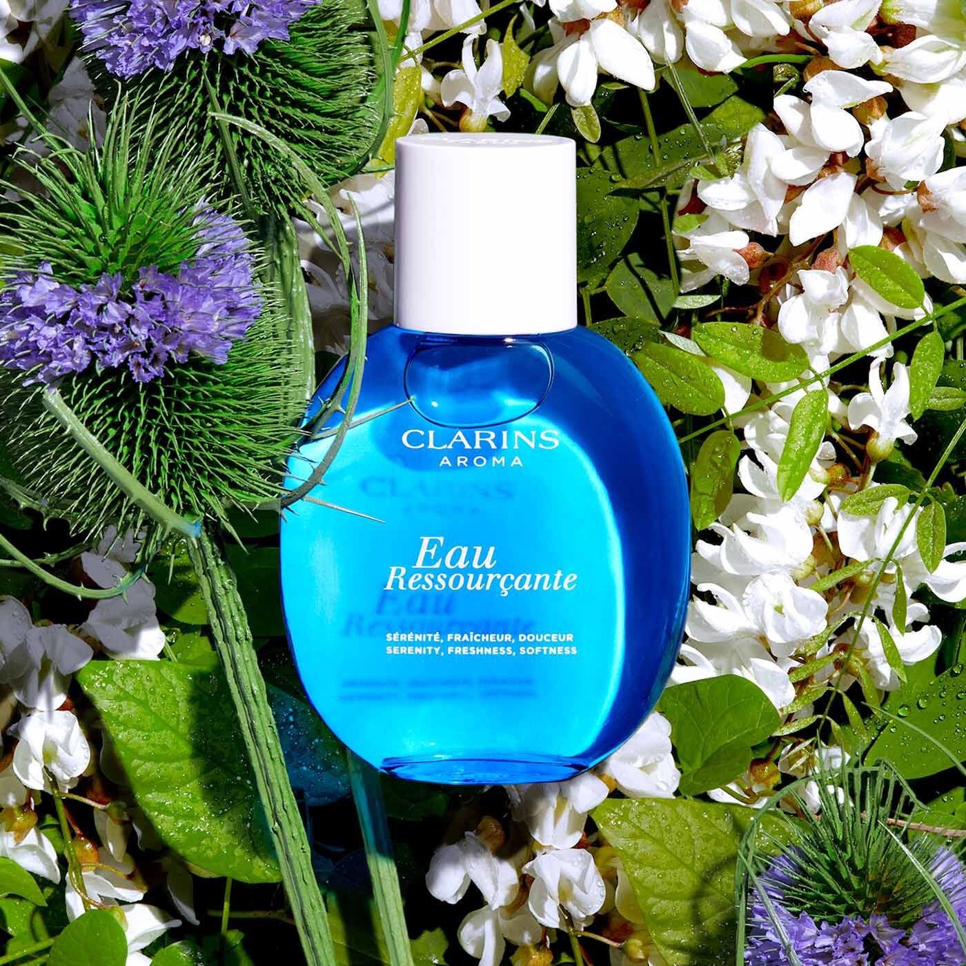 Clarins Eau Ressourçante Acqua di Trattamento 100ml - Floreale e Boisé, Idratante e Rinfrescante