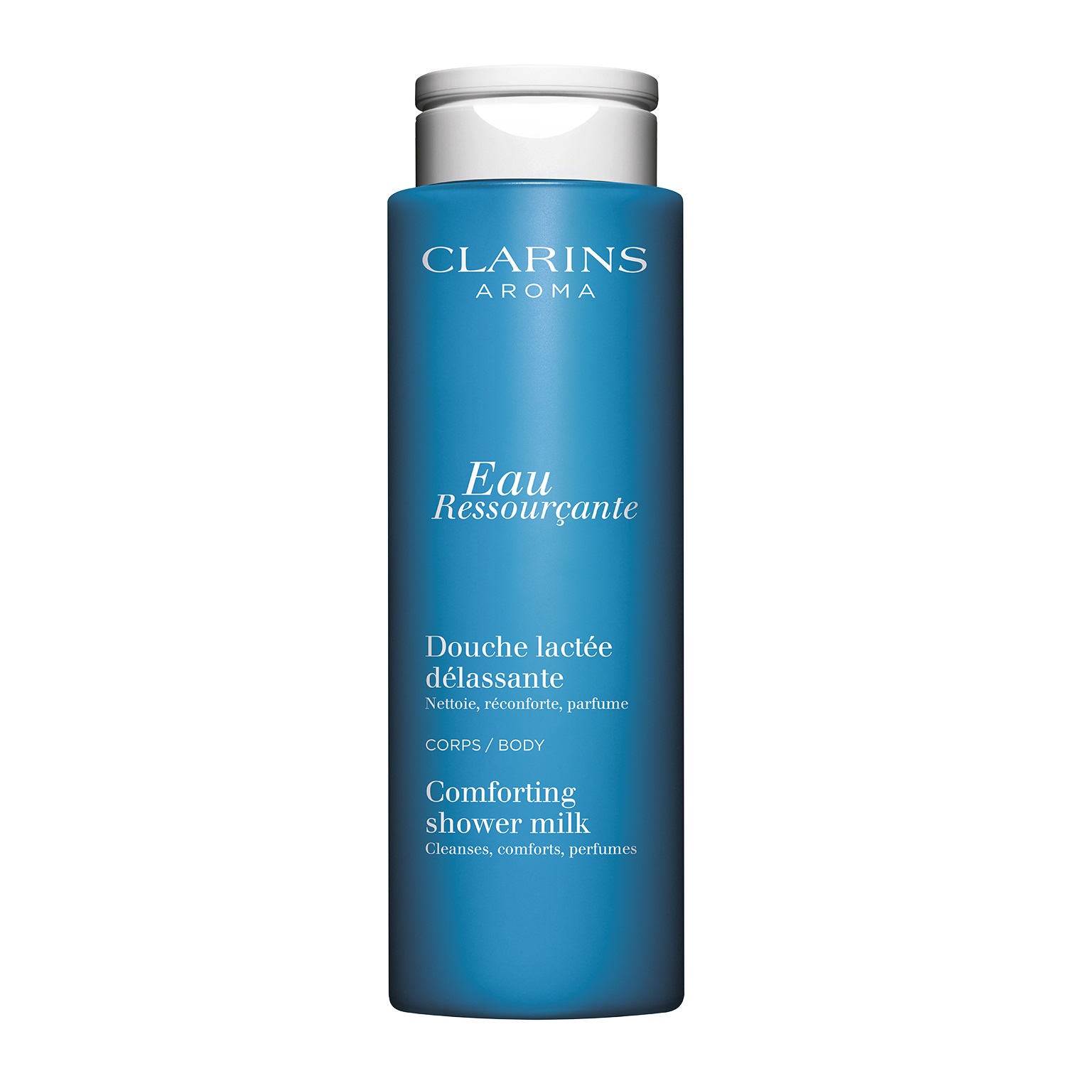 Clarins Doccia Latte Rilassante Eau Ressourçante 200 ml - Crema doccia delicata con profumo rilassante