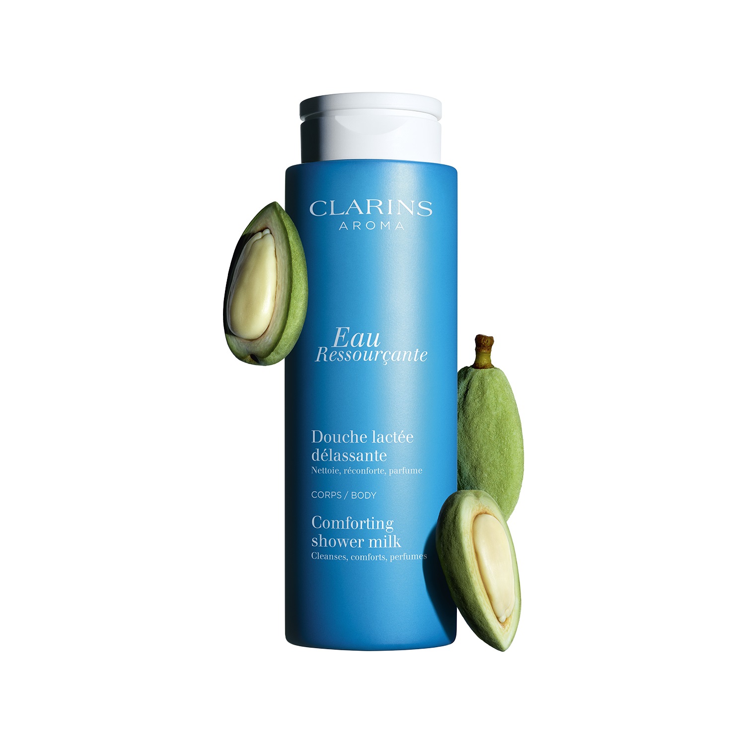 Clarins Doccia Latte Rilassante Eau Ressourçante 200 ml - Crema doccia delicata con profumo rilassante