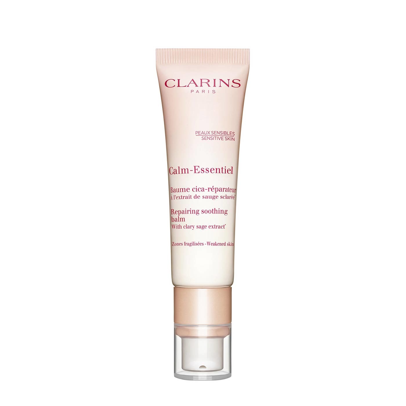 Clarins Calm-Essentiel Balsamo Cica-Repair 30ml - Balsamo Riparatore Lenitivo per Viso e Corpo, Texture Impacco, Ideale per Pelle Sensibile e Danneggiata, 95% Ingredienti Naturali