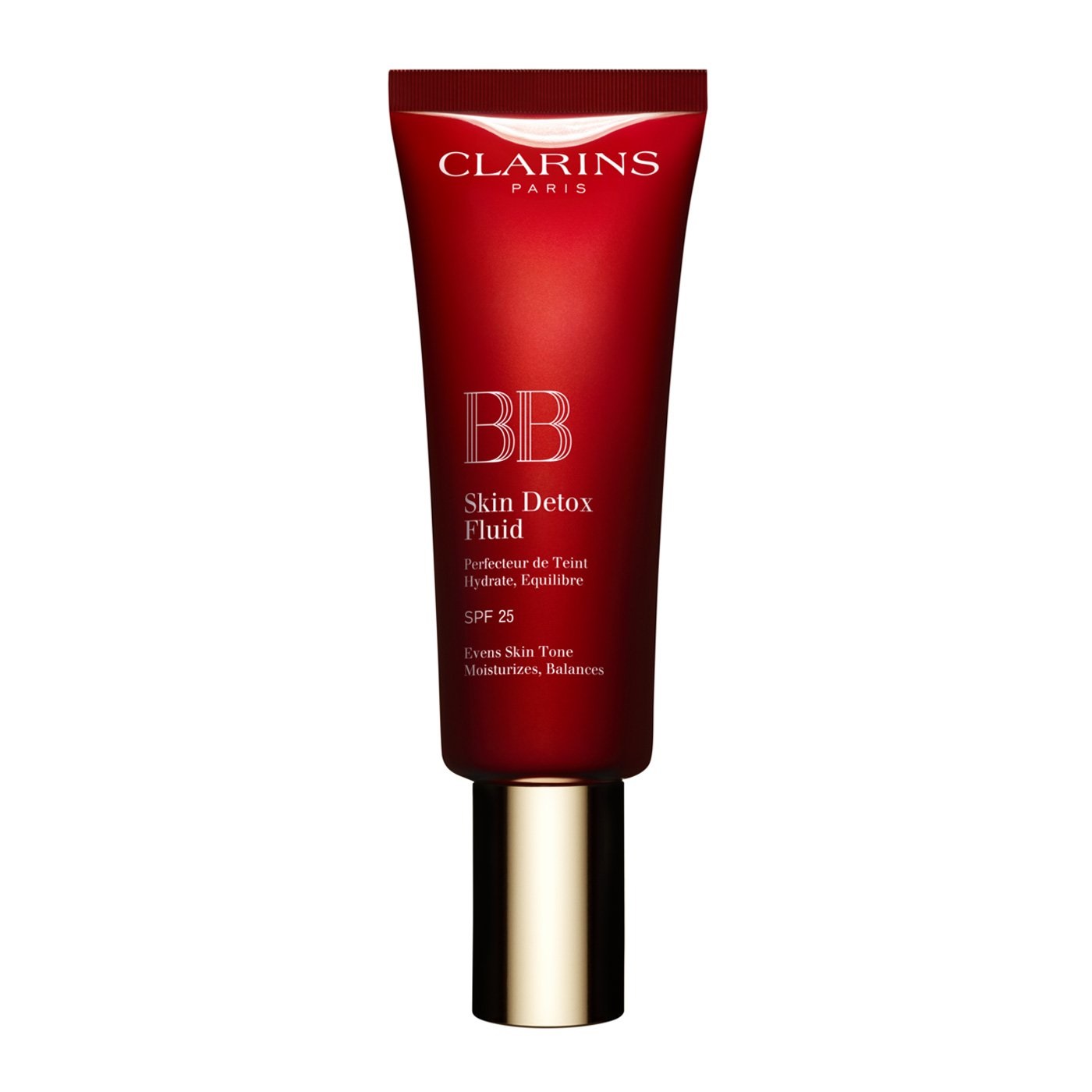 Clarins BB Skin Detox Fluid SPF 25, 03 Dark, 45ml - Crema Fluida Perfezionatrice di Colorito, Idratante e Riequilibrante