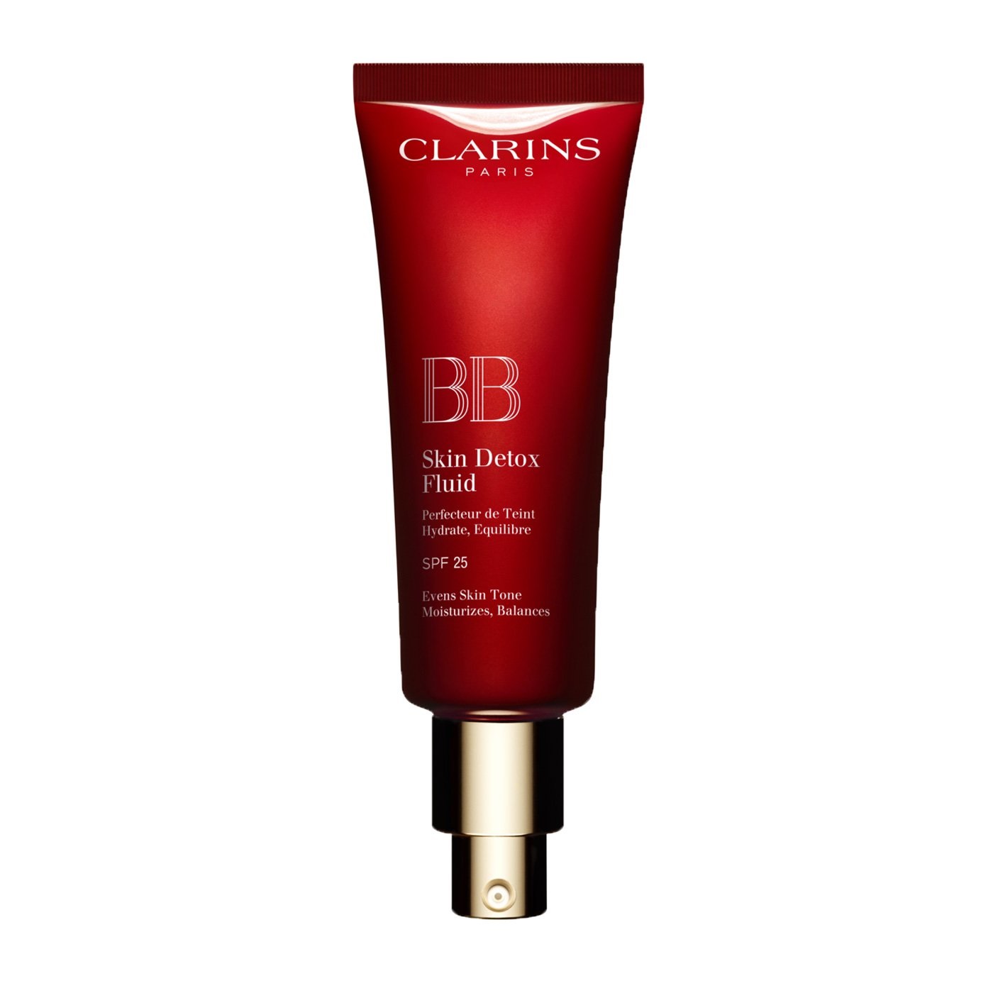 Clarins BB Skin Detox Fluid SPF 25, 03 Dark, 45ml - Crema Fluida Perfezionatrice di Colorito, Idratante e Riequilibrante