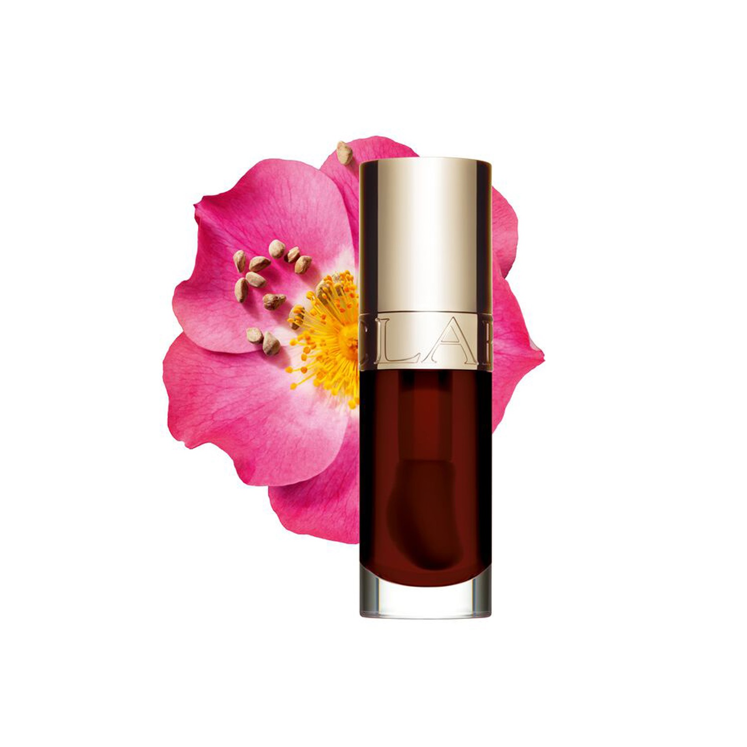 Clarins Lip Comfort Oil 09 Chocolate 7ml - Olio Nutriente per Labbra Idratanti e Lucenti