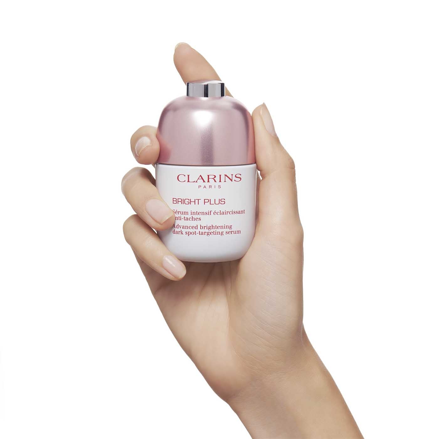 Clarins Bright Plus Siero Viso Illuminante Antimacchie 30ml - Trattamento Avanzato con Estratti di Rose Myrtle e Acerola