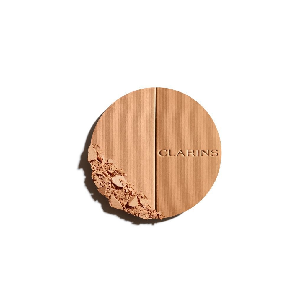 Clarins Ever Bronze Compact Powder 01 Light - Polvere Abbronzante 10 g con Texture Ultra Leggera e Ingredienti Naturali