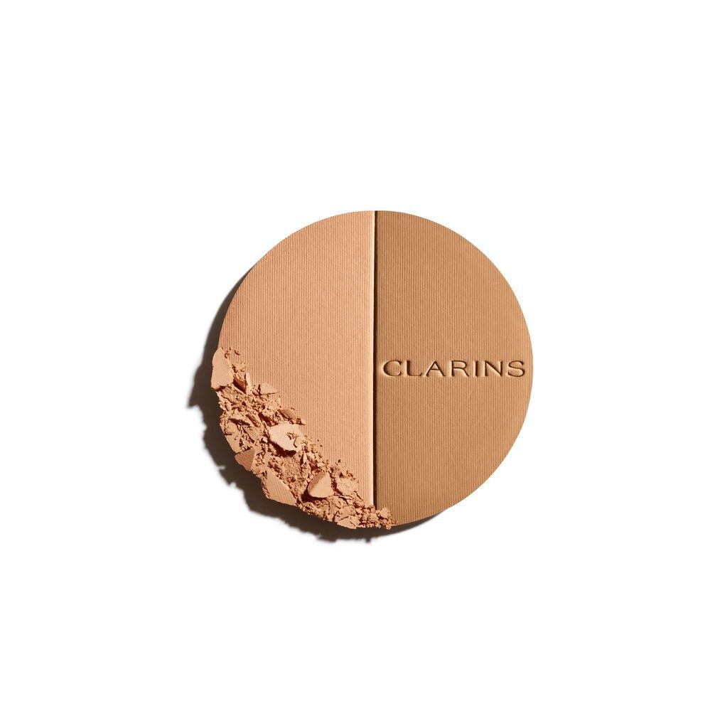 Clarins Ever Bronze Compact Powder 02 Medium - Terra Abbronzante Compatta 10 g con Texture Ultra Leggera e Effetto Naturale