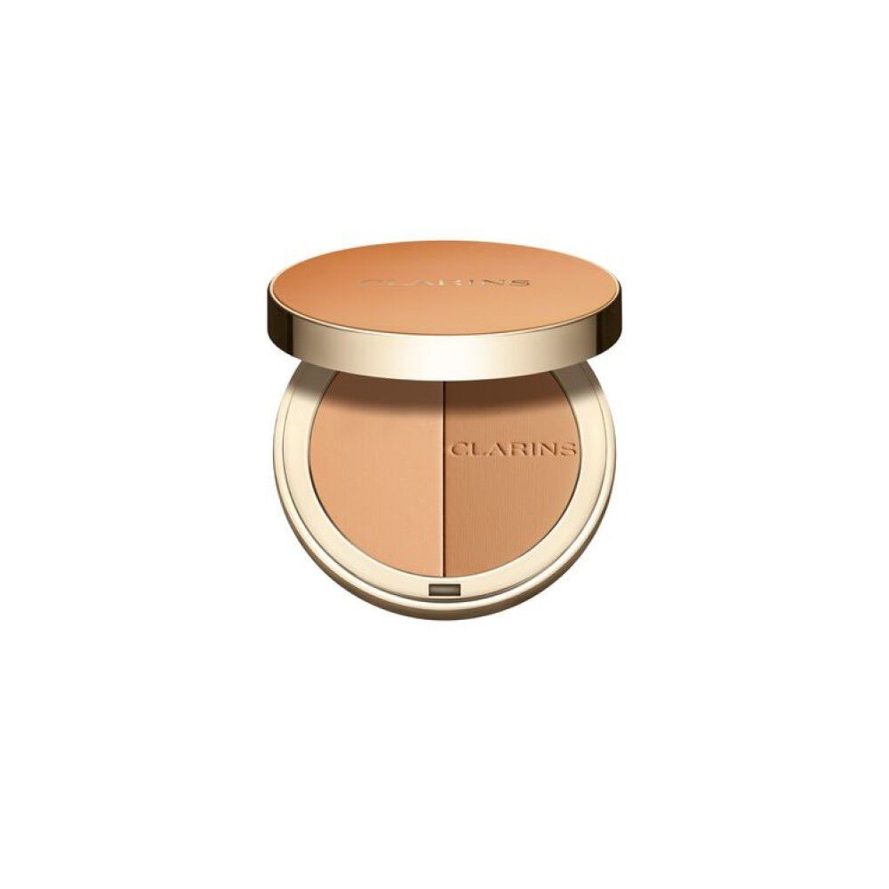 Clarins Ever Bronze Compact Powder 02 Medium - Terra Abbronzante Compatta 10 g con Texture Ultra Leggera e Effetto Naturale