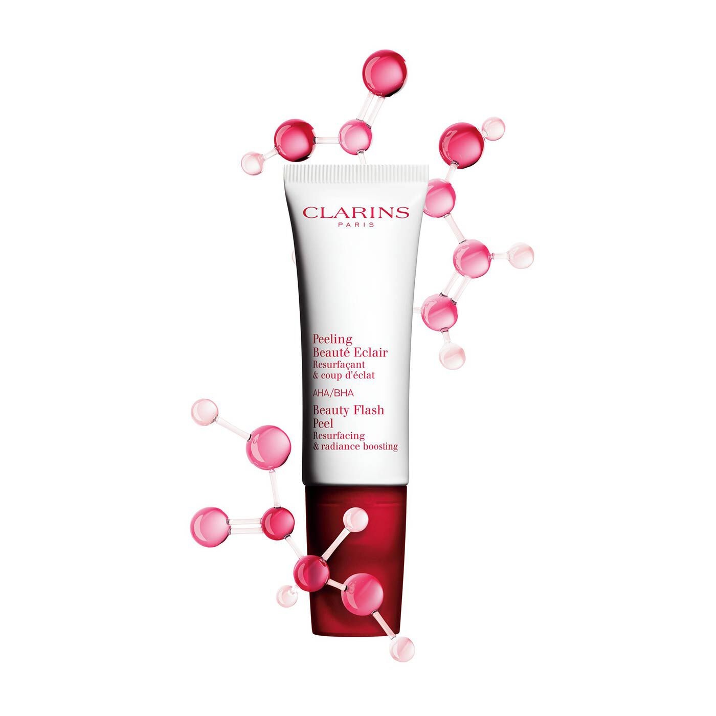 Clarins Beauty Flash Peel Crema Esfoliante 50 ml - Esfoliazione, Rigenerazione Cutanea, Booster di Luminosità