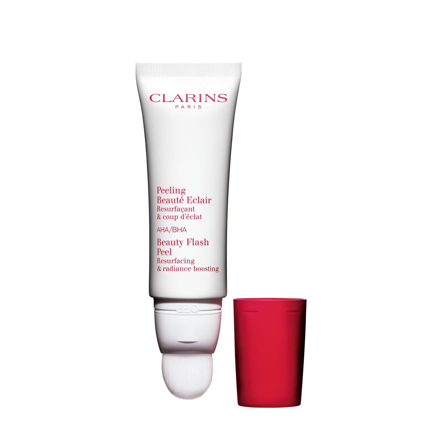 Clarins Beauty Flash Peel Crema Esfoliante 50 ml - Esfoliazione, Rigenerazione Cutanea, Booster di Luminosità